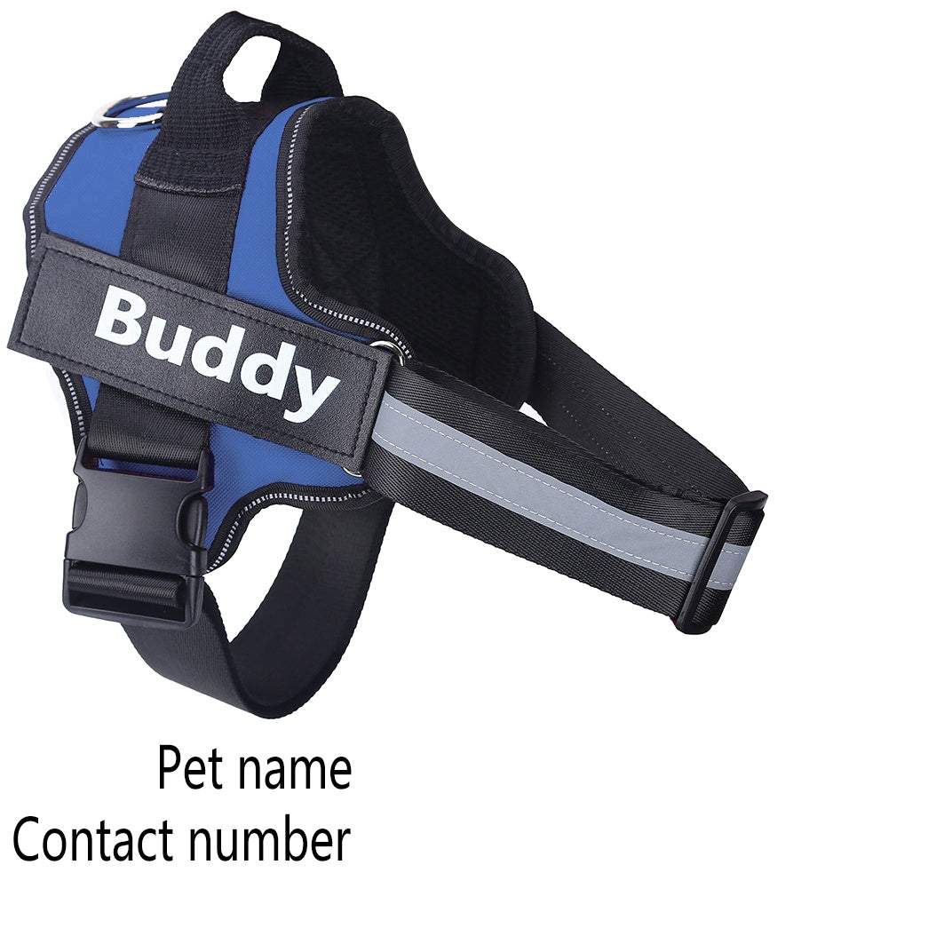 No-Pull Reflective Dog Harness - Adjustable & Breathable