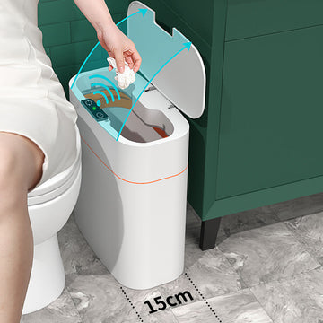 Smart Automatic Trash Can with Motion Sensor Lid