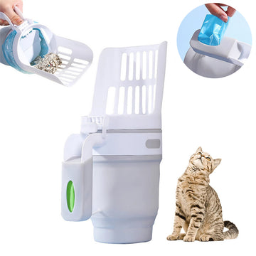 Self-Cleaning Cat Litter Scoop with Refill Bags