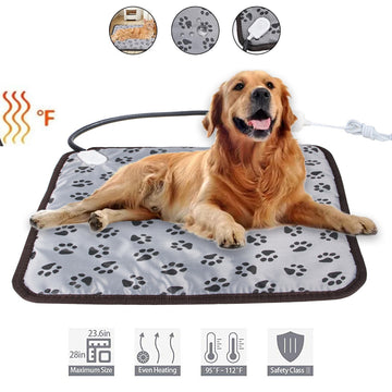 Electric Pet Heating Pad - Waterproof Winter Warmer for Cats & Dogs