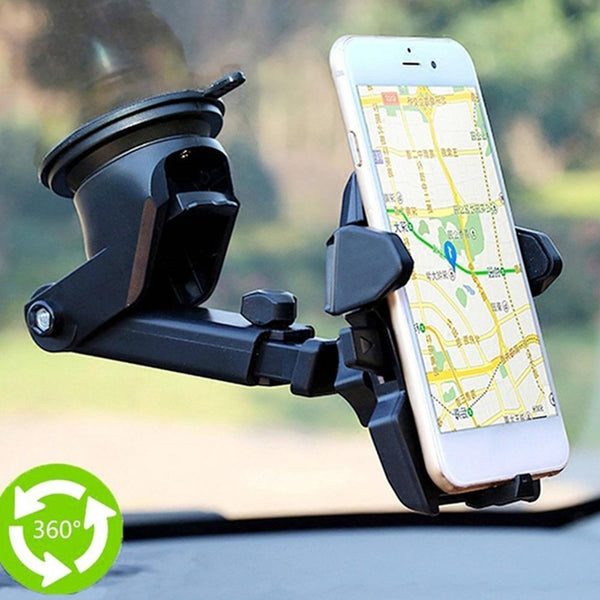 Universal Windshield Car Phone Holder with Suction Cup